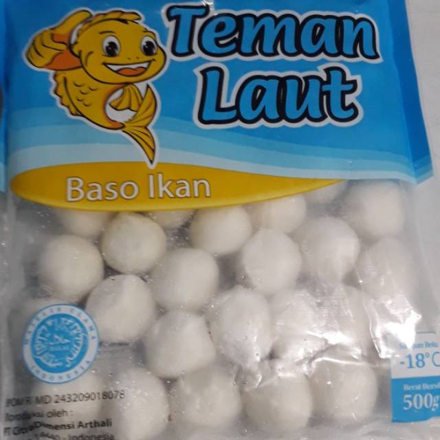 

Baso ikan teman laut 500gram