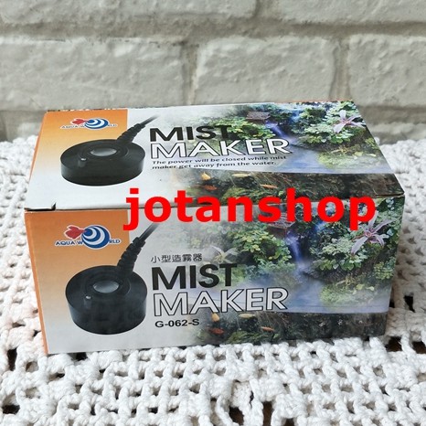 Mist Maker Machine Mesin Pembuat Efek Kabut TANPA LAMPU aquascape aquarium