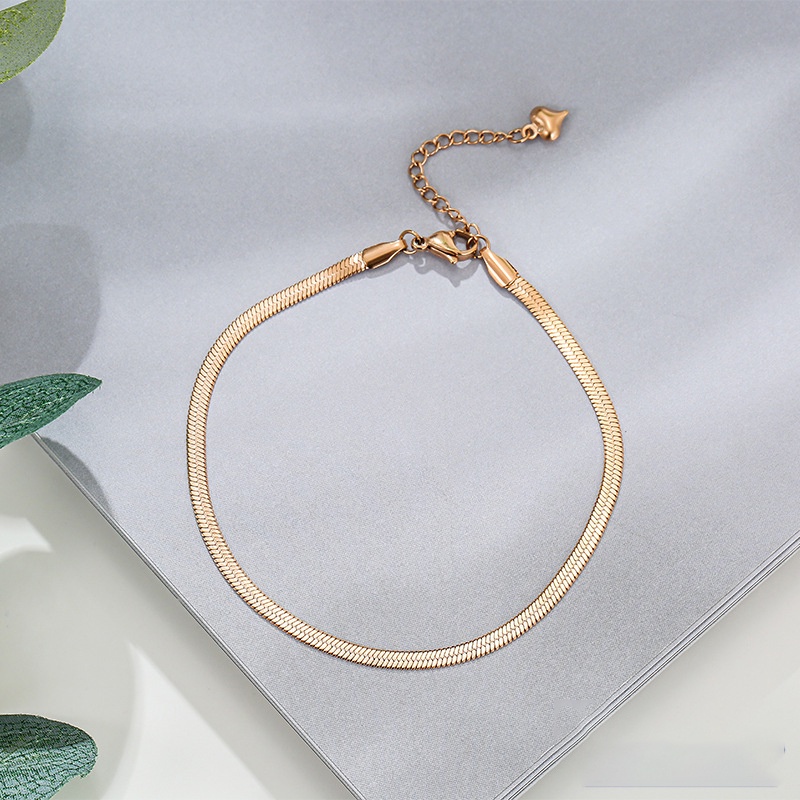 Fashion Gelang Kaki Sederhana Wanita Modis Aksesori Hypoallergenic Yang
