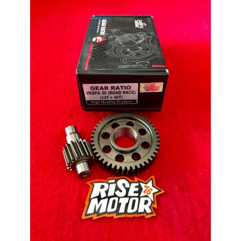 gear ratio moto 1 vespa 3V 13 40