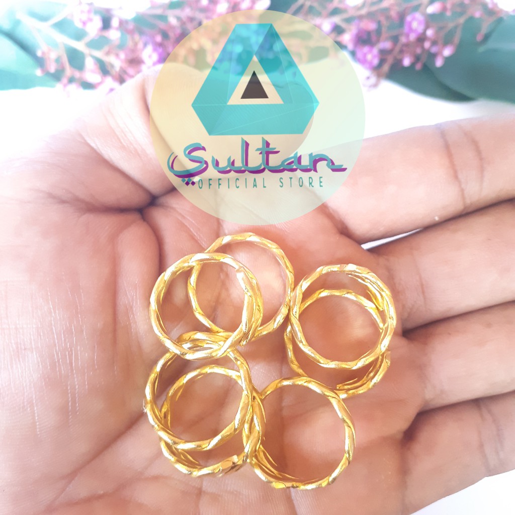 Cincin Koin Logam Kuningan 1991 #C010