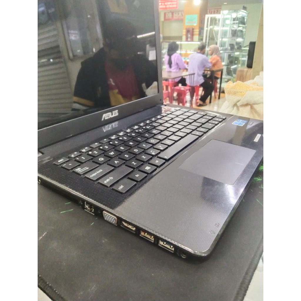 Laptop Leptop Second Seken Asus x451m Celeron ram 4Gb HDD 500