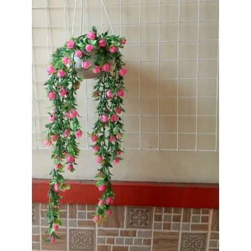✻ Bunga Gantung pot Plastik/Bayar /artificial bunga juntai plastik berikut pot gantung plastik-dekor
