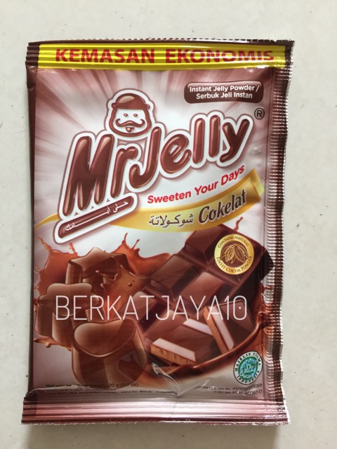 Mr Jelly Ekonomis serbuk bubuk jelly instan berbagai rasa 10 Gram