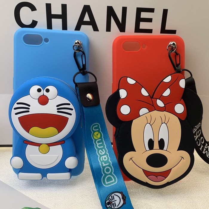 Case Disnie Plus Dompet Dan Tali Xiaomi Redmi 9 ACC