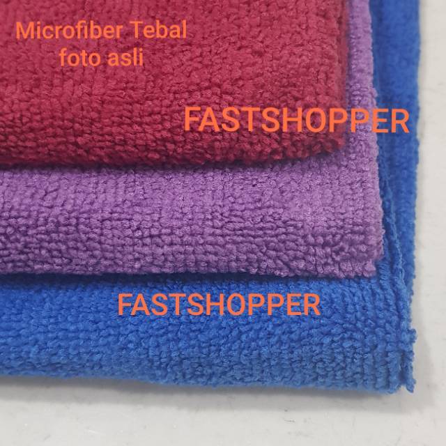 KAIN LAP MICROFIBER KAIN SERBAGUNA UKURAN 40X40 - MF40