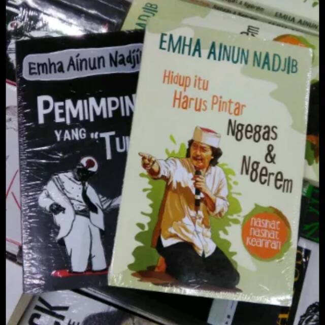 Paket 2 buku Cak Nun Pemimpin yang Tuhan - Hidup itu harus pintar ngegas dan ngerem
