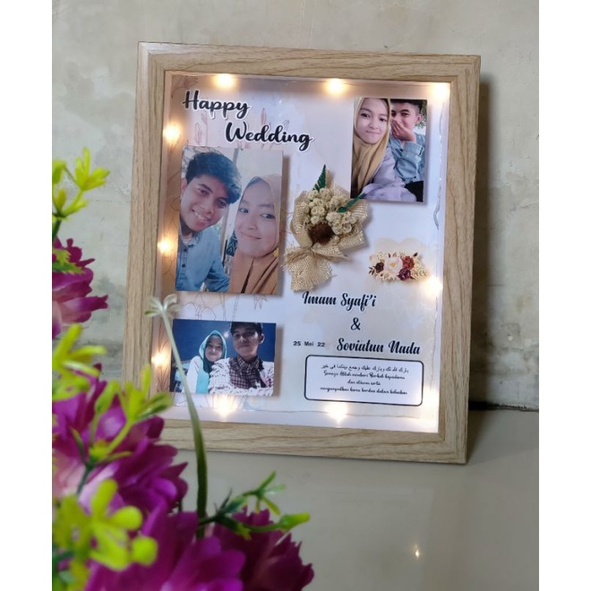 figura foto, figura 3d, figura wedding, kado wedding, hias dinding