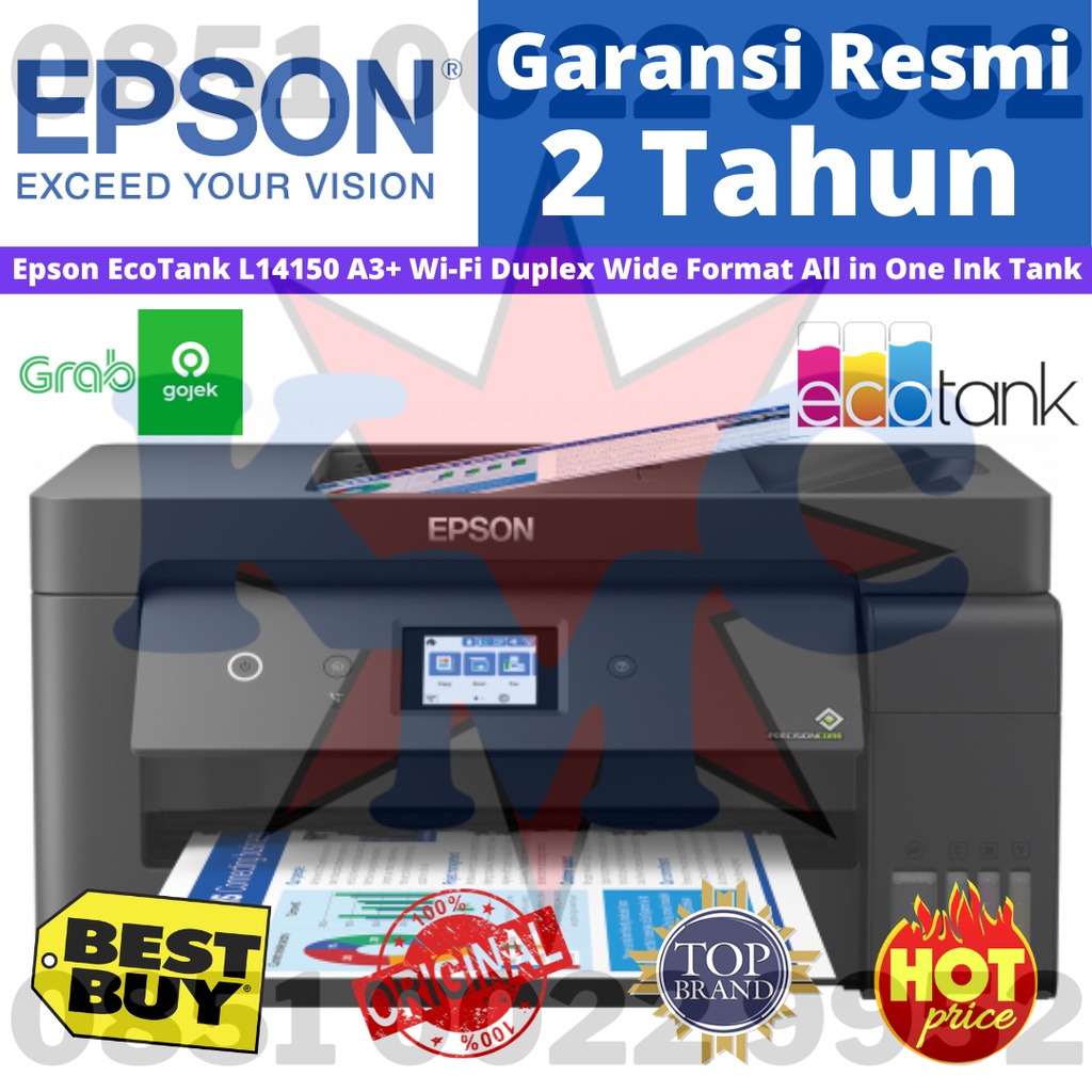 Epson EcoTank L14150 L 14150 A3+ WiFi Duplex Wide Format All In One Ink Tank