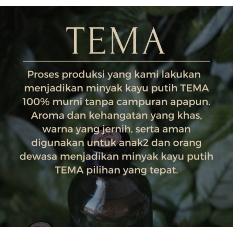 TEMA ASLI AMBON BEST minyak kayu putih BPOM BOTOL 100ml 250ml 50ml