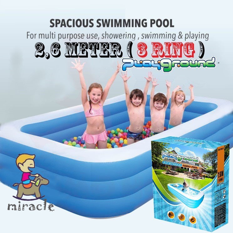 [ LIVE ] Playground 5406-3 Kolam Renang Anak / Kolam Anak Kolam Renang Anak 3 RING Kolam Jumbo