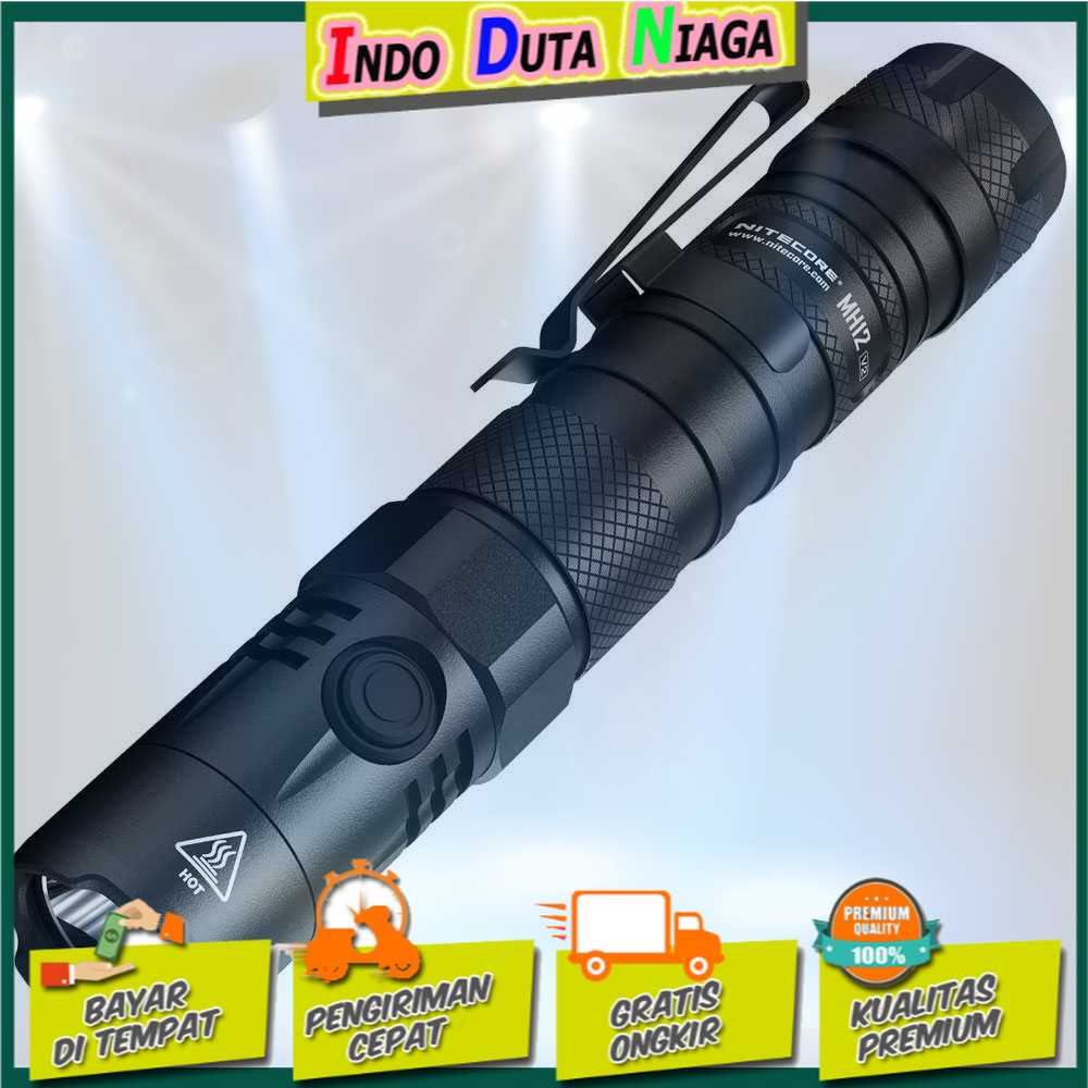 IDN TOOLS - NITECORE MH12 V2 Senter LED CREE XP-L2 V6 1200 Lumens