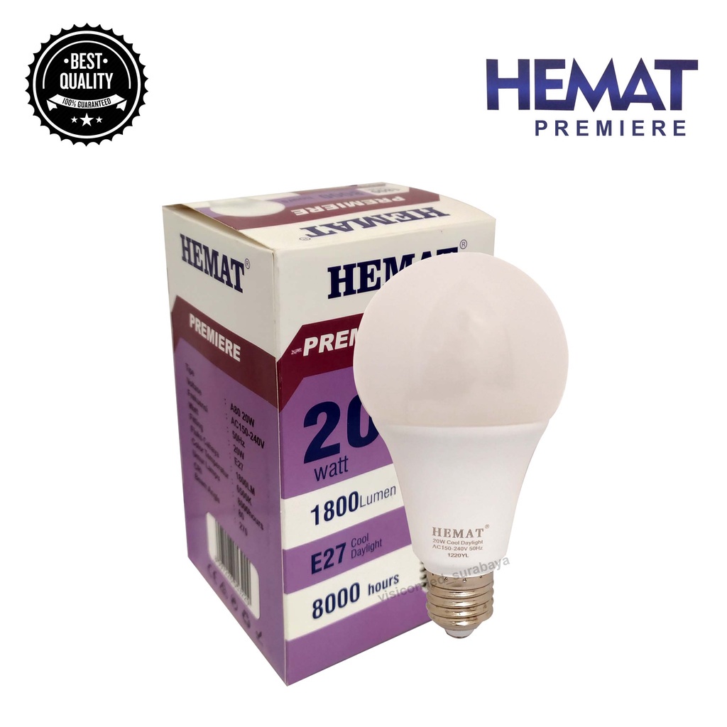 Hemat premiere 20 Watt led bulb hemat energi hemat premier 20w 20 w 20watt