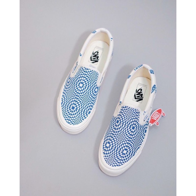 Vans Slip On Vault OG LX Optical Warp Checkerboard Original