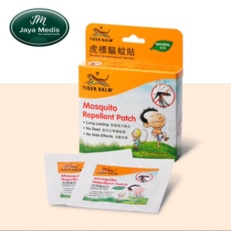 Tiger Balm Mosquito Repellent Patch - Tempelan Pencegah nyamuk 10 Patch