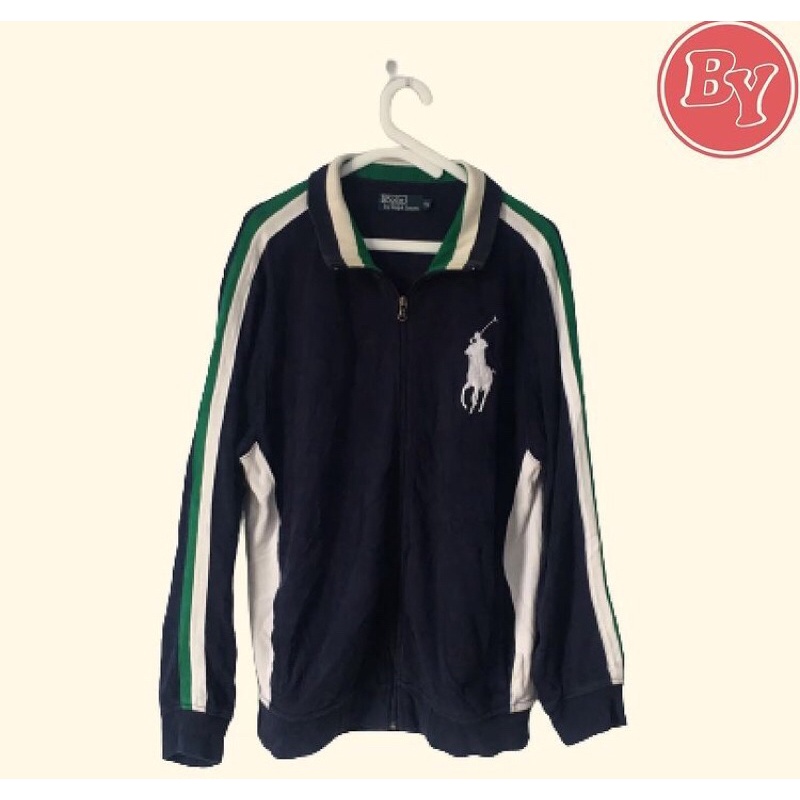 POLO by RALPH LAUREN Tracktop Jaket Big Pony Fullzip Vintage - Size XL