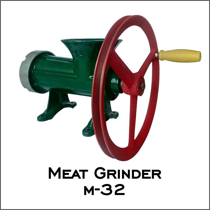 Jual Mesin Giling Daging Manual No. 32 Dengan Pulley / Manual Meat