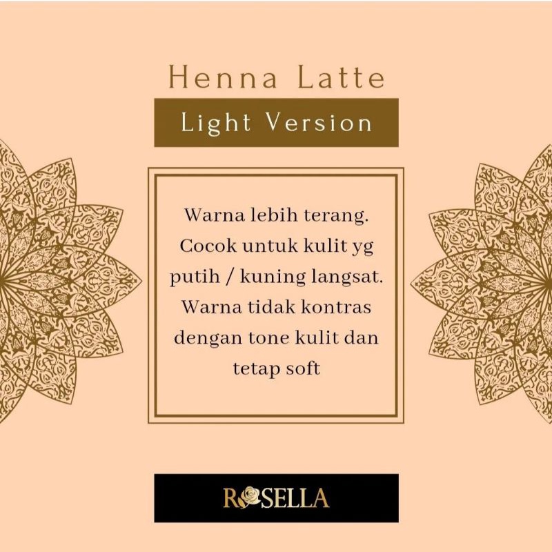 Rosella Henna Nude | Henna Latte