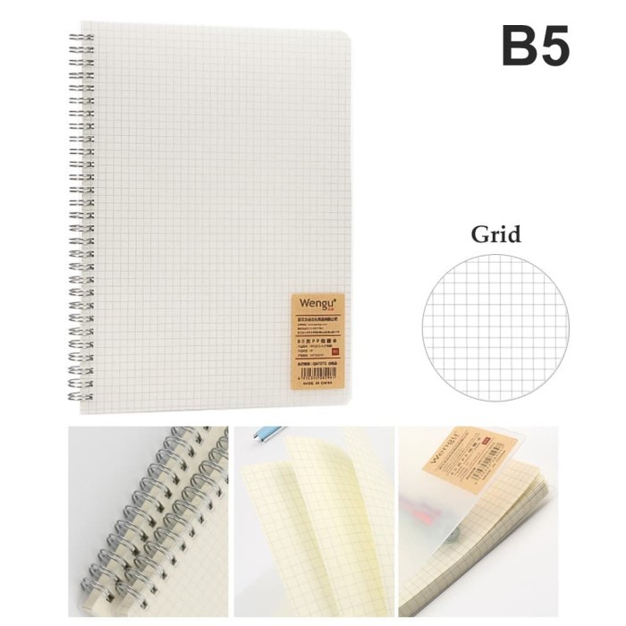 

[RESTOCK] Grid Notebook B5 - 80 lembar / 160 halaman