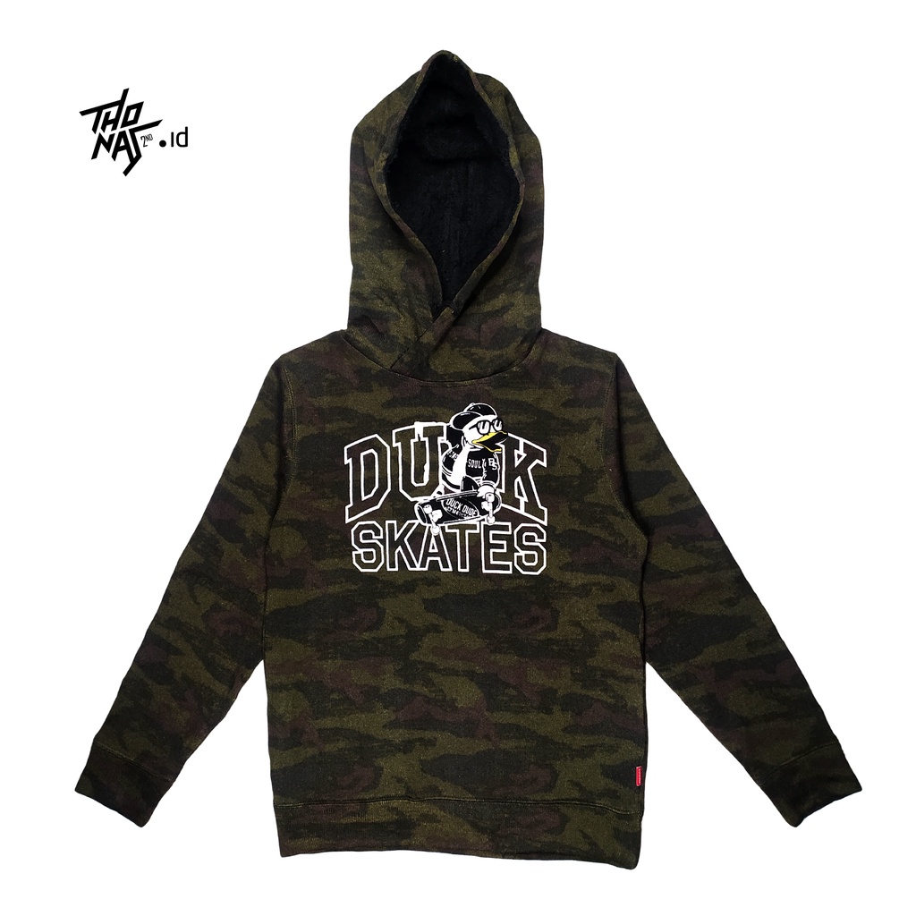 Hoodie RARE B One Soul CAMO Duck Skater CAMOUFLAGE M