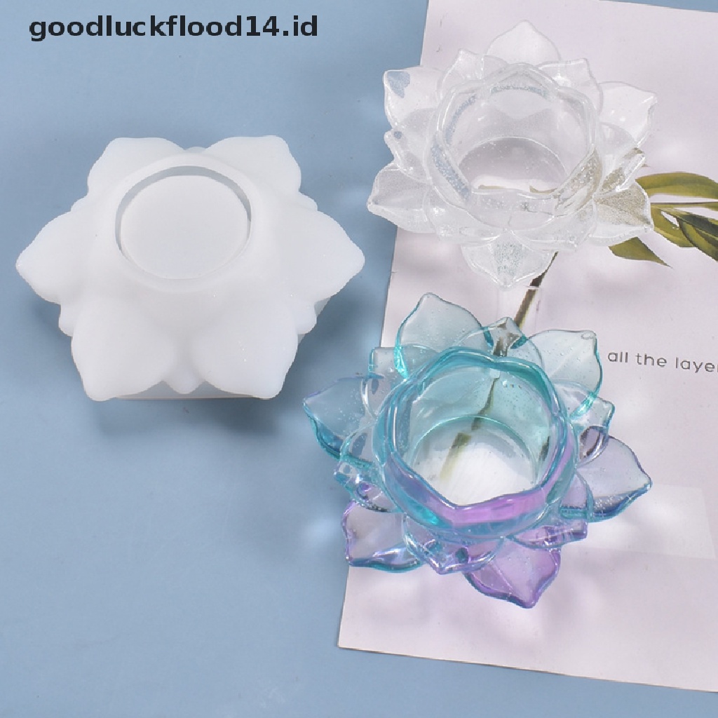 [OOID] Ashtray Mold Lotus Candle Holder Storage Box Epoxy Resin DIY Jewelry Crafts Tool ID