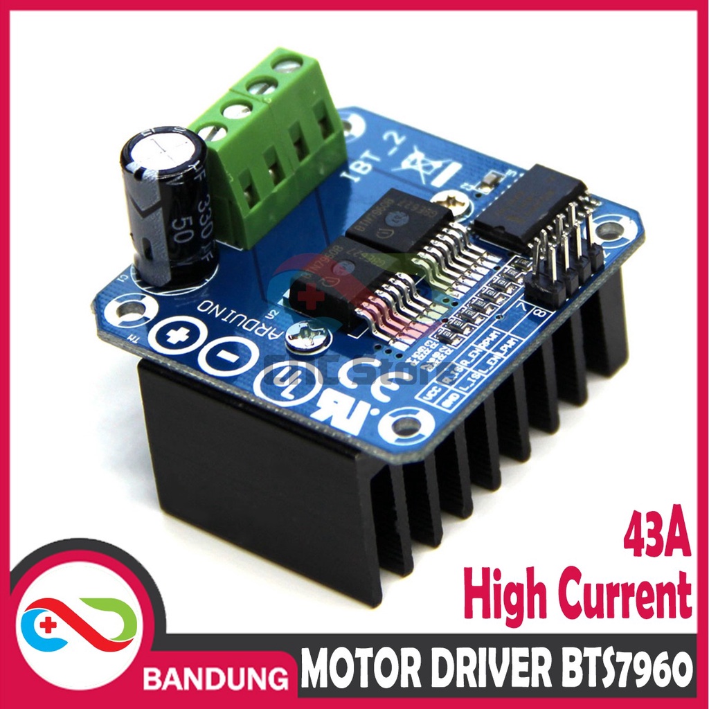 MOTOR DRIVER BTS7960 BTS7960B 43A HIGH CURRENT MODUL