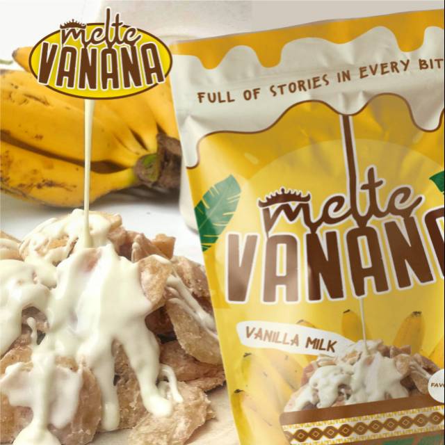 

Keripik Pisang Vanana Melte Rasa Vanila Milk