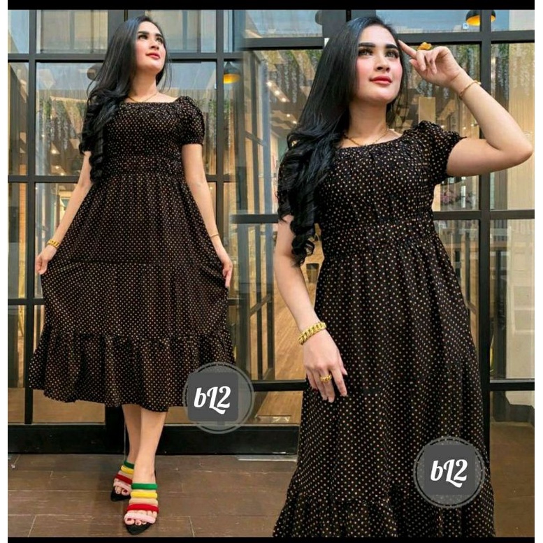 DRESS SMOK POLKA