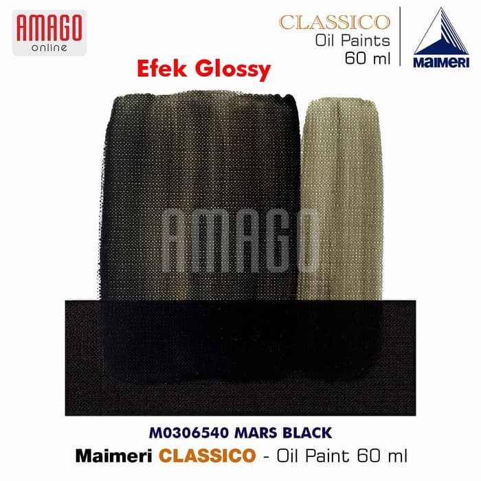 MAIMERI CLASSICO - OIL PAINT - MARS BLACK - 60ML - M0306540