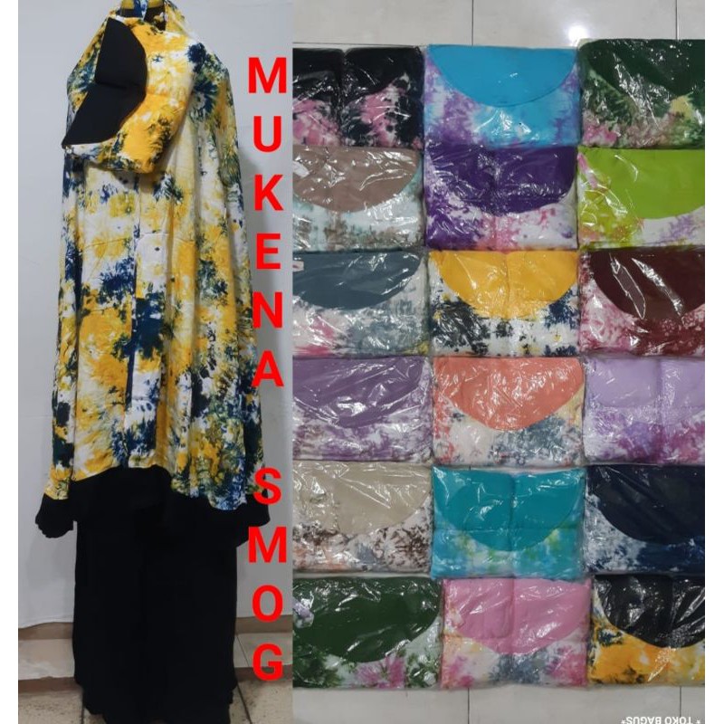 MURAH..MUKENA BALI SMOKE ATAS MOTIF ATAS