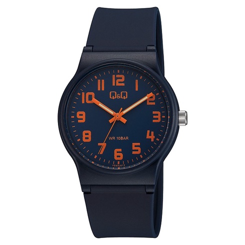QQ Q&amp;Q Original VS50 NEW SERIES Jam Tangan Pria - Hitam - Karet