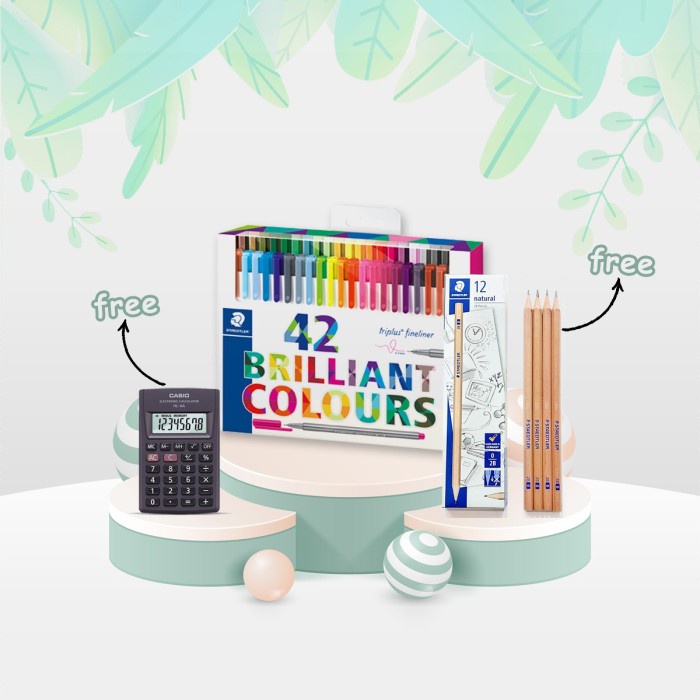 

Staedtler Triplus Fineliner 334 C42 - Set Pulpen Warna