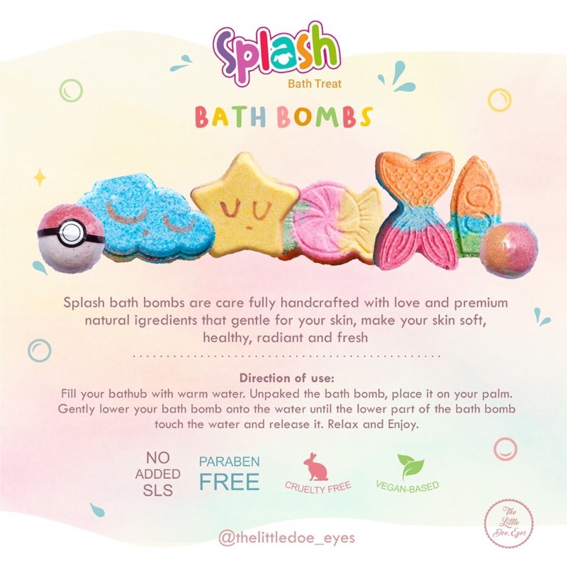 [READY] Splash Bath Bomb (with Mysterious Bonus)