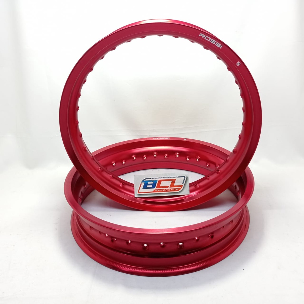 Velg Veleg Rossi Ring 17x300-350 Set Warna merah