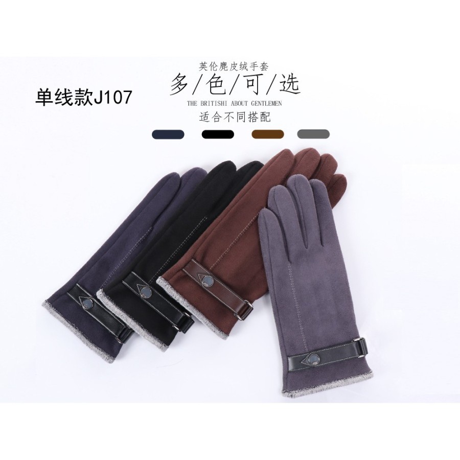 KN-01 sarung tangan pria musim dingin touch screen winter gloves