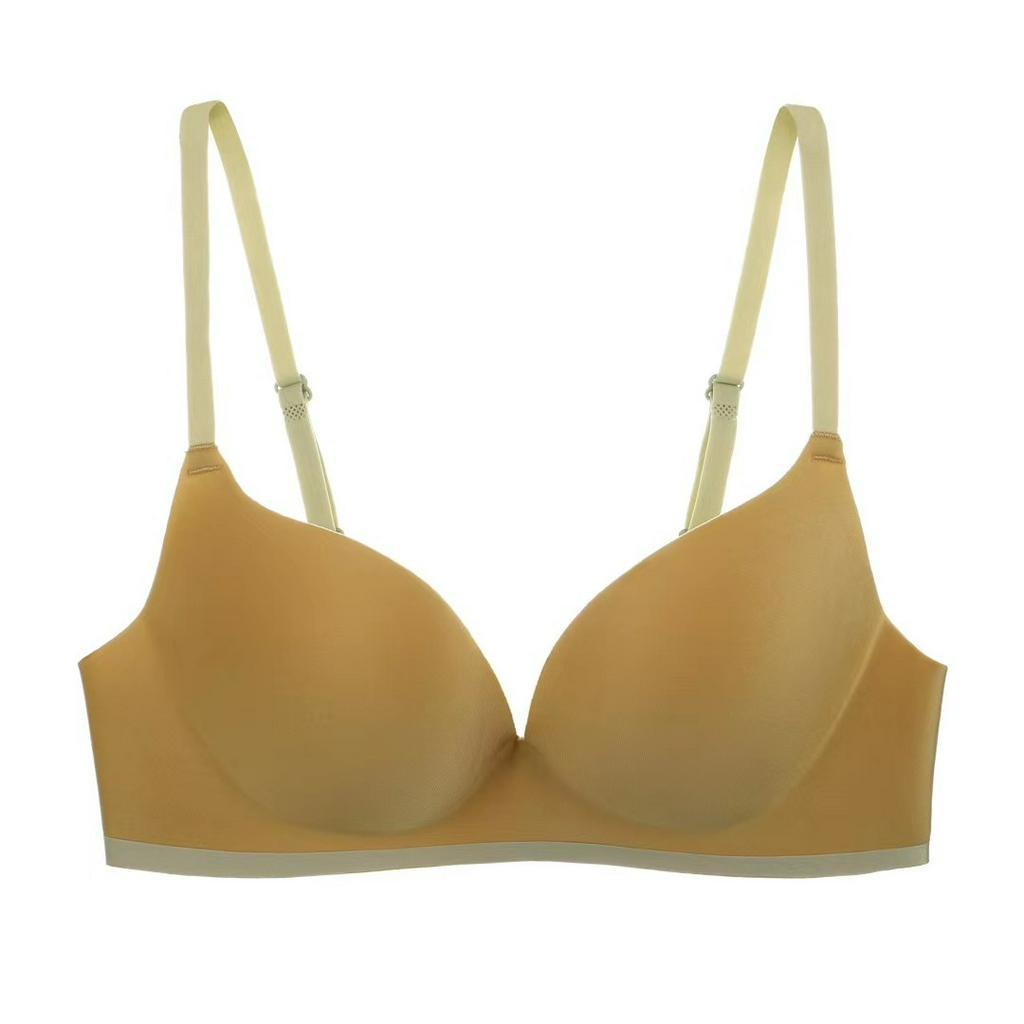 CHAVA | BR1205 Bh Bra Renda Wanita Push Up Seksi Seamless Sexy Full Cup Tanpa Kawat Motif Polos Garis