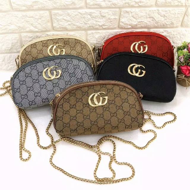 Clutch gucci slempang tas batam