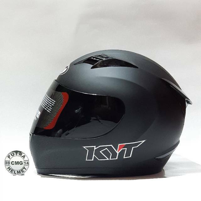 HELM KYT R10 BLACK DOFF HITAM DOF