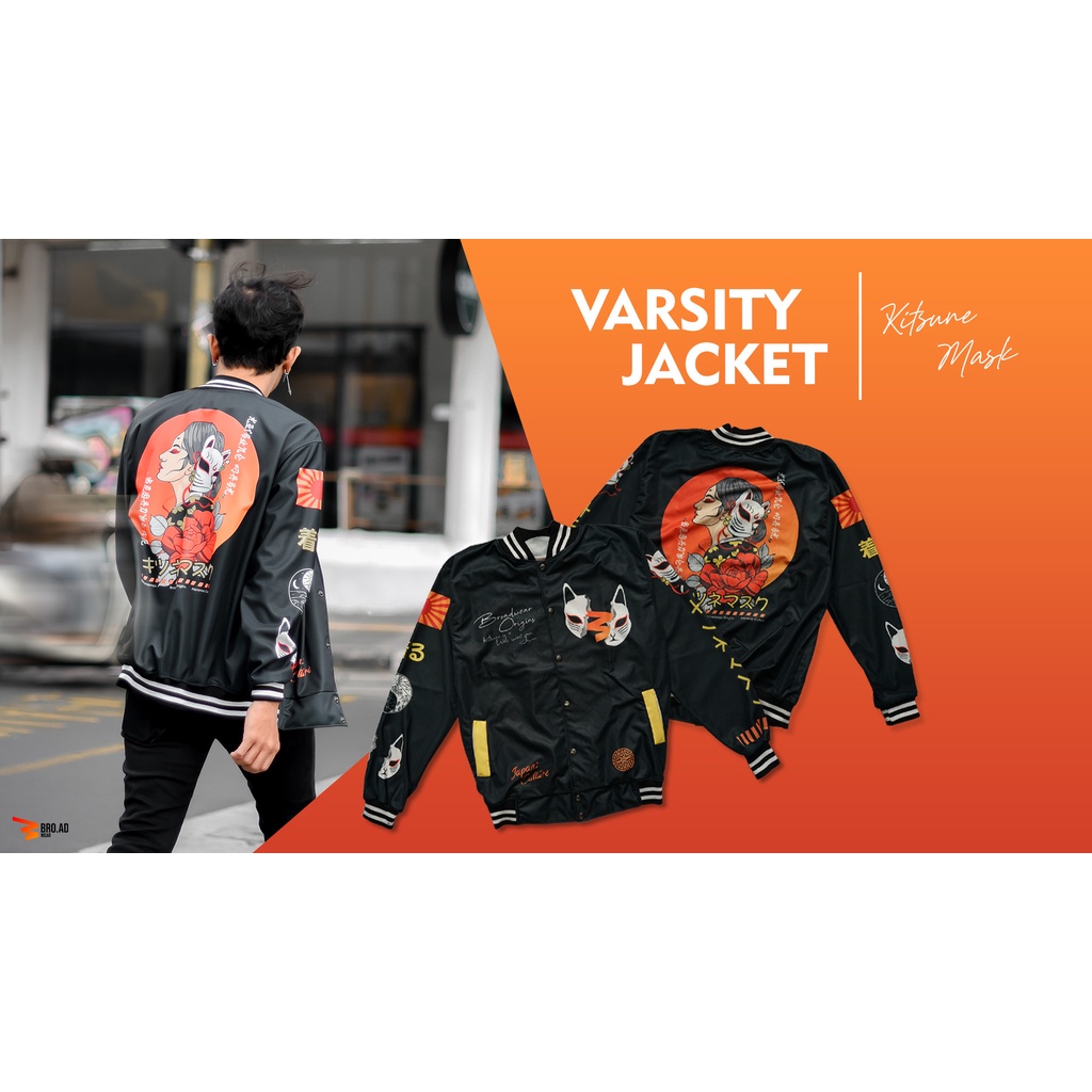 Jaket Varsity Sporty Pria Wanita Outdoor Traveling Premium Quality By Broadwear