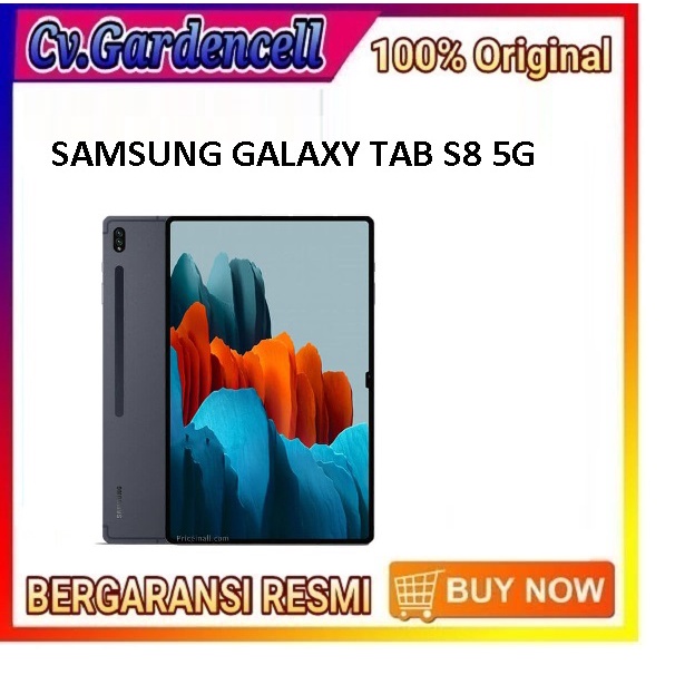 SAMSUNG GALAXY TAB S8 5G RAM 8/128GB GARANSI RESMI