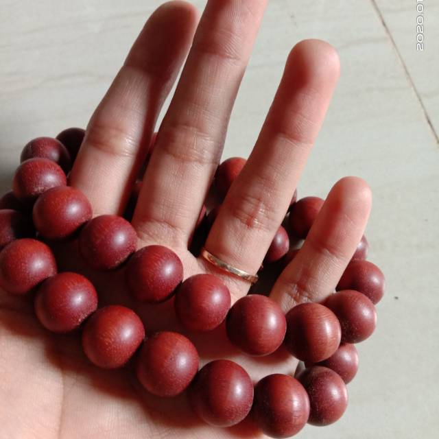 Gelang kembang kantil merah 12 mm