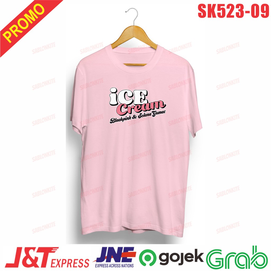 MURAH!!! KAOS BLACKPINK ICECREAM NEW SK523 COMBED 30S UNISEX