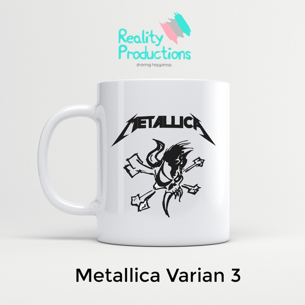 Merchandise Mug Gelas Cangkir Metallica