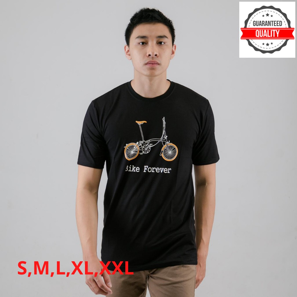 KAOS LENGAN PENDEK KEREN BAJU LENGAN PENDEK SABLON EDISI SEPEDA GOWES BIKE FOREVER