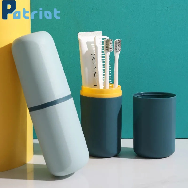 Portable Travel Toothbrush Holder Storage Case Box Organizer Household Storage Cup For Outdoor Travel Bathroom Accessories