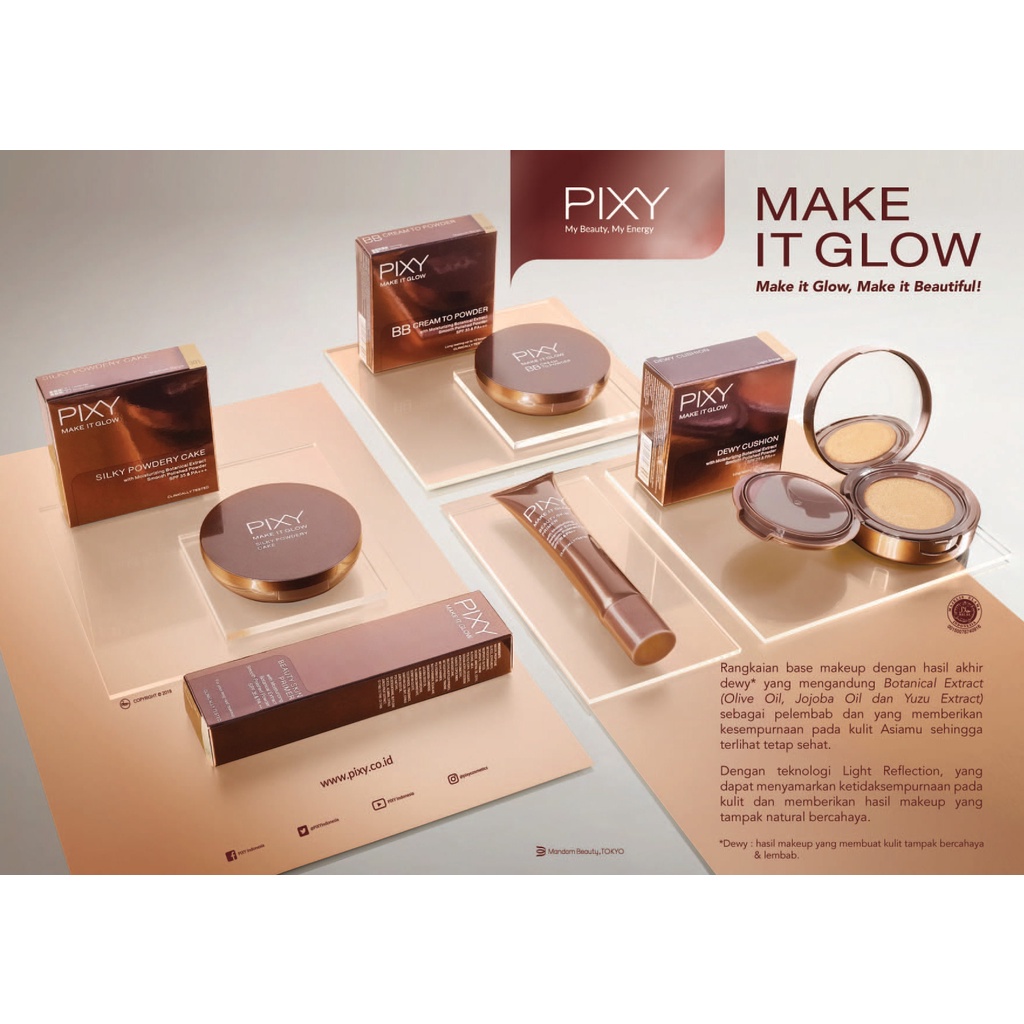 PIXY Make It Glow Dewy Cushion - 201 Neutral Beige