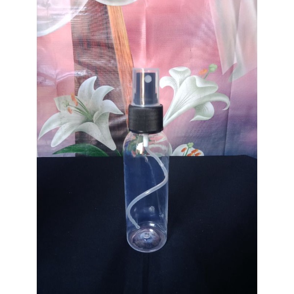 

Botol bening spray hitam 100ml