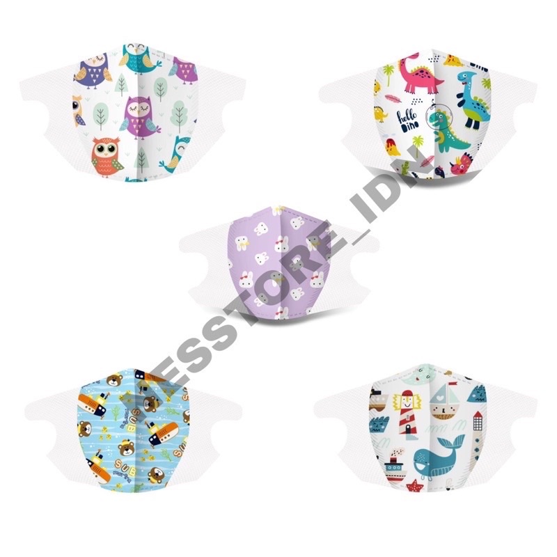 Masker anak bayi balita KN95 3PLY 50PCS