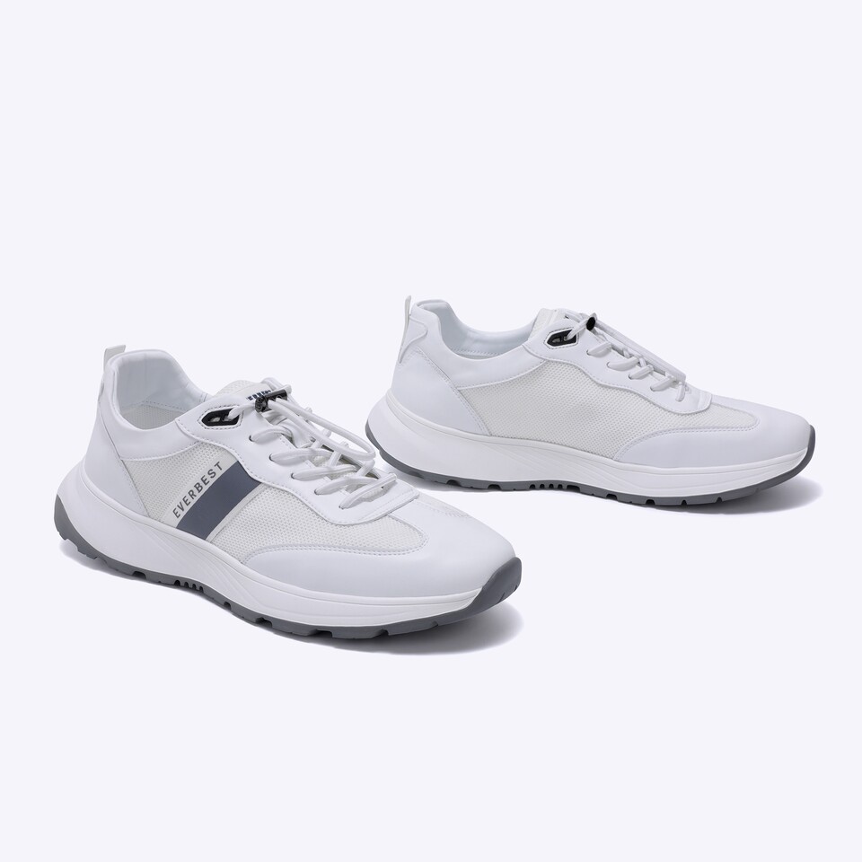 SEPATU SNEAKER EVERBEST PRIA ORIGINAL CASUAL KETS BRANDED PUTIH EM52