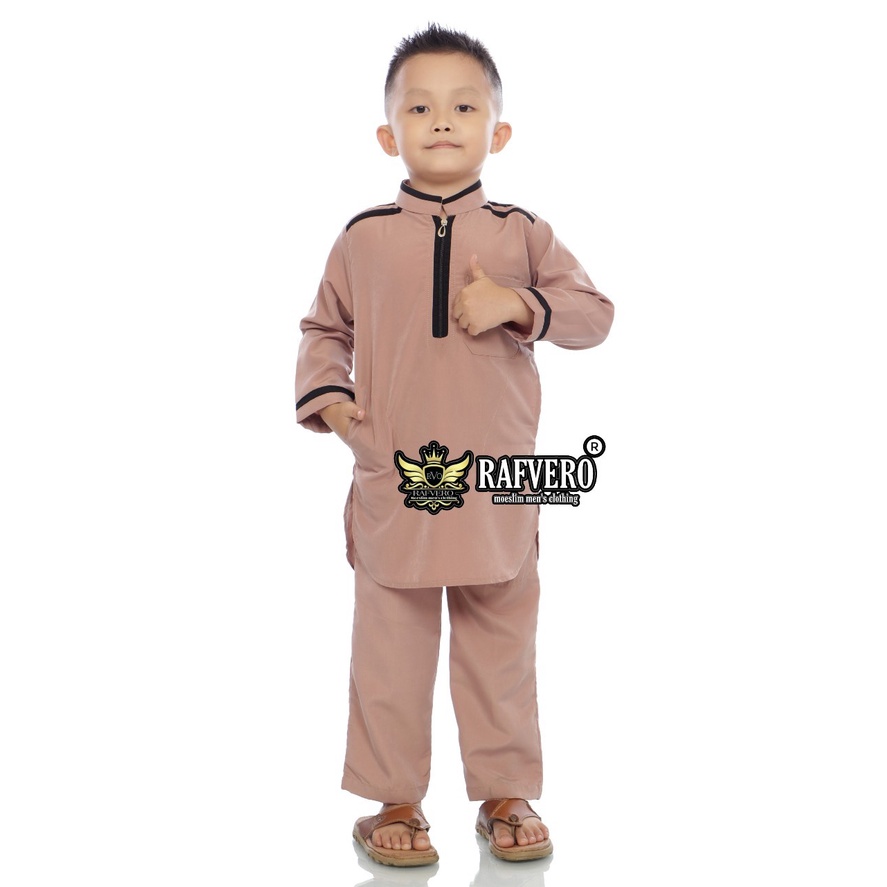 Setelan Anak Laki laki Jubah Gamis Pakistan Azwan Original Rafvero